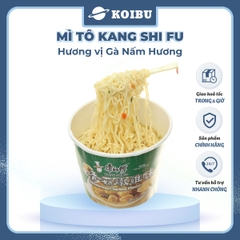 KANG SHI FU - Mì tô Kang Shi Fu hương vị Gà nấm hương, Mì Kang Shi Fu ăn liền, Mì ăn liền Trung Hoa - 104g/tô - 00588
