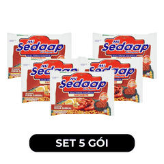 SEDAAP - Mì trộn Sedaap hương vị sa tế tôm cay - Sedaap vị sa tế tôm cay, Mì vị sa tế tôm cay Sedaap, Mì trộn Sedaap vị sa tế tôm cay, Mì trộn vị sa tế tôm cay Sedaap, Mì trộn cay Sedaap - 90g/gói - 00284