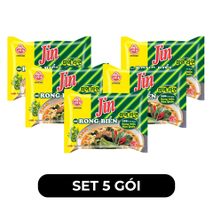 OTTOGI - Mì nấu Jin Rong biển Hải sản, Mì nấu rong biển Hải sản Jin, Mì Jin nấu rong biển Hải sản - 120g/gói - 00524