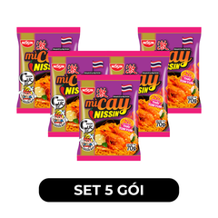 NISSIN - Mì xào cay Nissin Thái tomyum, Mì xào cay Thái tomyum Nissin, Mì xào Nissin Thái tom yum - 70g/gói - 00478