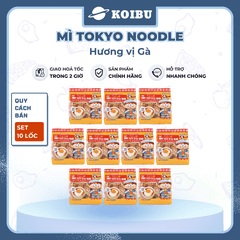 TOKYO NOODLE - Mì Tokyo Noodle hương vị Gà, Mì ăn liền cho bé Tokyo Noodle, Mì gà ăn dặm cho bé - 120g/lốc - 00801