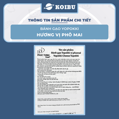 YOUNG POONG- Tokbokki Hàn Quốc Yopokki hương vị Phô mai, Bánh gạo Tokbokki  Yopokki Hàn Quốc 240g/gói - 00875