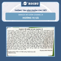 MENGZHOU - Snack mì giòn Chang Ji hương vị Gà, Chang Ji snack mì gà Chang Ji, Mì Trung Quốc gói - 26g/gói - 00499
