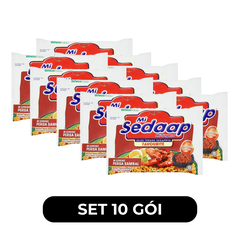 SEDAAP - Mì trộn Sedaap hương vị sa tế tôm cay - Sedaap vị sa tế tôm cay, Mì vị sa tế tôm cay Sedaap, Mì trộn Sedaap vị sa tế tôm cay, Mì trộn vị sa tế tôm cay Sedaap, Mì trộn cay Sedaap - 90g/gói - 00284