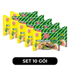 OTTOGI - Mì nấu Jin Rong biển Hải sản, Mì nấu rong biển Hải sản Jin, Mì Jin nấu rong biển Hải sản - 120g/gói - 00524