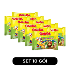 ASIAFOODS - Mì Gấu Đỏ hương vị Chay rau nấm, Mì Chay rau nấm Gấu Đỏ, Mì gói Gấu Đỏ Chay rau nấm - 60g/gói - 00324