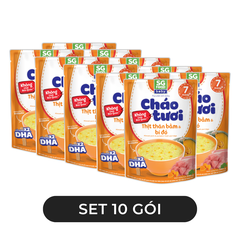 SG FOOD - Cháo tươi SG Food Baby hương vị Thịt thăn bằm & bí đỏ, Cháo Thịt thăn bằm bí đỏ SGFood Baby - 240g/gói - 00578