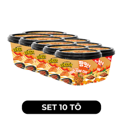WORLD SPICE - Mì tô trộn LókCók hương vị BBQ kim chi, Mì tô trộn LokCok BBQ kim chi, Mì trộn LokCok - 97g/tô - 00756