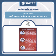 UNI-PRESIDENT - Mì Unif ly hương vị Lẩu Kim Chi Chua Cay, Mì Dzai Dzai ly lẩu kim chi chua cay - 62g/ly - 00295