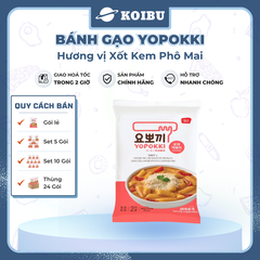 YOUNG POONG- Tokbokki Hàn Quốc Yopokki hương vị Xốt Kem Phô Mai, Tokbokki  Yopokki, Bánh gạo Yopokki Hàn Quốc 240g/gói - 00872