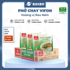 VIFON - Phở Vifon hương vị Chay rau nấm, Vifon phở chay rau nấm Vifon Phở ăn liền Vifon, Phở chay Vifon - 65g/gói - 00171