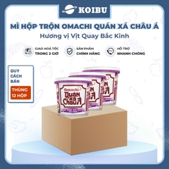 MASAN - Mì hộp trộn Omachi quán xá châu Á hương vị Vịt quay Bắc Kinh, Hộp đồ ăn Omachi quán xá châu Á - 95g/gói - 00806