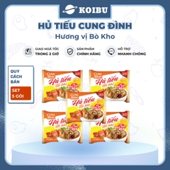 AFOTECH - Hủ tiếu Cung Đình hương vị Bò kho, Hủ tíu Cung Đình bò kho, Hủ tiếu bò kho Cung Đình ăn liền - 85g/gói -00849