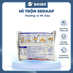 SEDAAP - Mì trộn Sedaap hương vị Mì xào, Mì Sedaap mì trộn truyền thống Sedaap mì trộn gà không cay - 90g/gói - 00283