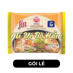 OTTOGI - Mì úp Jin hương vị Bò hầm, Mì Bò hầm Jin, Mì Jin Bò hầm, Mì Ottogi Bò hầm, Mì bò hầm Otogi - 70g/gói - 00454