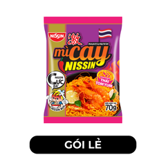 NISSIN - Mì xào cay Nissin Thái tomyum, Mì xào cay Thái tomyum Nissin, Mì xào Nissin Thái tom yum - 70g/gói - 00478