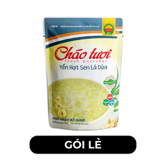 CÂY THỊ - Cháo tươi Cây Thị hương vị Yến hạt sen lá dứa, Cháo tươi yến hạt sen lá dứa Cây Thị - 240g/gói - 00742