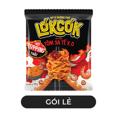 WORLD SPICE - Mì trộn LókCók hương vị Tôm sa tế X.O, Mì trộn tôm sa tế X.O LokCok, Mì ăn liền LokCok - 99g/gói - 00750