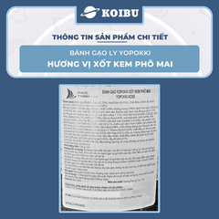 YOUNG POONG - Bánh gạo ly Yopokki hương vị Kem Phô Mai, Bánh gạo kem phô mai Yopokki ly, Bánh gạo Hàn Quốc - 120g/ly  - 00868