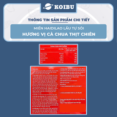 YIHAI - Lẩu tự sôi Haidilao hương vị Cà chua thịt chiên, Lẩu tự sôi Hadilao cà chua thịt chiên - 275g/hộp - 00786