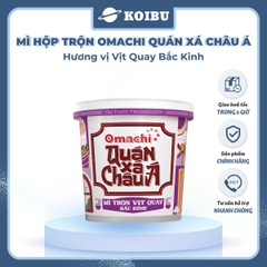 MASAN - Mì hộp trộn Omachi quán xá châu Á hương vị Vịt quay Bắc Kinh, Hộp đồ ăn Omachi quán xá châu Á - 95g/gói - 00806