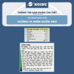 ACECOOK - Miến tô Nhớ Mãi Mãi hương vị Sườn heo, Tô Nhớ Mãi Mãi miến sườn heo, Miến Nhớ ăn liền - 64g /tô - 00026