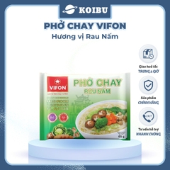 VIFON - Phở Vifon hương vị Chay rau nấm, Vifon phở chay rau nấm Vifon Phở ăn liền Vifon, Phở chay Vifon - 65g/gói - 00171
