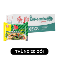 OTTOGI - Mì nấu Jin Rong biển Hải sản, Mì nấu rong biển Hải sản Jin, Mì Jin nấu rong biển Hải sản - 120g/gói - 00524