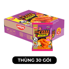 NISSIN - Mì xào cay Nissin Thái tomyum, Mì xào cay Thái tomyum Nissin, Mì xào Nissin Thái tom yum - 70g/gói - 00478