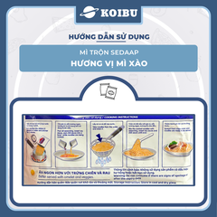SEDAAP - Mì trộn Sedaap hương vị Mì xào, Mì Sedaap mì trộn truyền thống Sedaap mì trộn gà không cay - 90g/gói - 00283