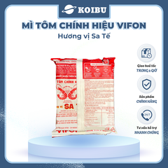 VIFON - Mì chính hiệu hai tôm Vifon hương vị Sa tế 60g, Mì Vifon hai tôm, Mì hai con tôm Vifon - 60g/gói - 00826