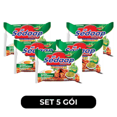 SEDAAP - Mì trộn Sedaap hương vị cay ớt xanh, Sedaap vị cay ớt xanh, Mì vị cay ớt xanh Sedaap, Mì trộn Sedaap vị cay ớt xanh, Mì trộn vị cay ớt xanh Sedaap, Mì trộn cay Sedaap - 90g/gói - 00286
