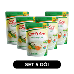 CÂY THỊ - Cháo tươi Cây Thị hương vị Rau củ thập cẩm, Cháo tươi rau củ thập cẩm Cây Thị ăn liền - 240g/gói - 00741