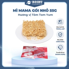 MAMA - Mì Mama gói nhỏ hương vị Tôm Tomyum, Mì Tôm Tomyum Mama, Mì Thái Lan vị Tôm Tomyum - 55g/gói - 00253