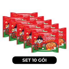 SAMYANG - Mì khô gà cay Samyang hương vị Gà cay Kim chi, Mì gà cay kim chi Samyang, Mì Hàn Quốc - 135g/gói - 00421