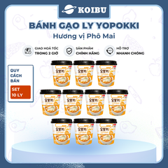 YOUNG POONG - Bánh gạo ly Yopokki hương vị Phô Mai, Bánh gạo phô mai Yopokki ly, Bánh gạo Hàn Quốc - 140g/ly - 00871