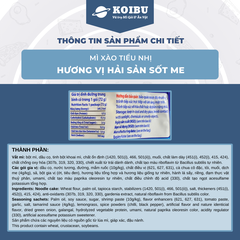 UNI-PRESIDENT - Mì xào tiểu nhị hương vị Hải sản sốt me - Mì xào hải sản Tiểu nhị, Mì hải sản xào gói - 72g/gói - 00291