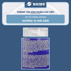 VIFON - Mì tô trộn Vifon hương vị Hải sản, Mì trộn Vifon Hải sản, Vifon tô mì Hải sản trộn - 105g/tô - 00531