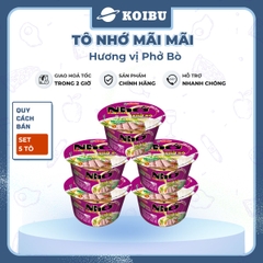 ACECOOK - Phở tô Nhớ Mãi Mãi hương vị Bò, Tô Nhớ Mãi Mãi phở bò, Phở Nhớ ăn liền - 84g/tô - 00027