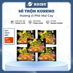 PALDO - Mì trộn Koreno hương vị Phô mai cay, Koreno Mì trộn Phô mai cay Koreno, Mì Koreno Hàn Quốc (73g/gói) - 00838
