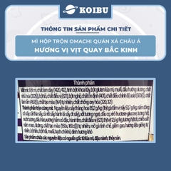 MASAN - Mì hộp trộn Omachi quán xá châu Á hương vị Vịt quay Bắc Kinh, Hộp đồ ăn Omachi quán xá châu Á - 95g/gói - 00806