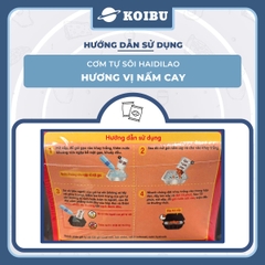 YIHAI - Cơm tự sôi Haidilao hương vị Nấm cay, Cơm tự sôi Hadilao Nấm cay - 160g/hộp - 00835