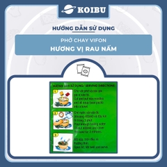 VIFON - Phở Vifon hương vị Chay rau nấm, Vifon phở chay rau nấm Vifon Phở ăn liền Vifon, Phở chay Vifon - 65g/gói - 00171