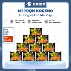 PALDO - Mì trộn Koreno hương vị Phô mai cay, Koreno Mì trộn Phô mai cay Koreno, Mì Koreno Hàn Quốc (73g/gói) - 00838