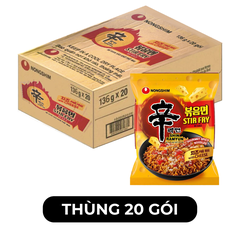 NONGSHIM - Mì Shin Ramyun hương vị Phô mai cay, Mì xào phô mai cay Shin, Mì xào phô mai Hàn Quốc - 136g/gói - 00592