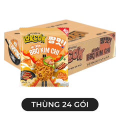 WORLD SPICE - Mì trộn LókCók hương vị BBQ kim chi, Mì trộn LokCok BBQ kim chi, Mì ăn liền LokCok - 97g/gói - 00749