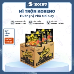 PALDO - Mì trộn Koreno hương vị Phô mai cay, Koreno Mì trộn Phô mai cay Koreno, Mì Koreno Hàn Quốc (73g/gói) - 00838