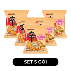 NONGSHIM - Mì xào khô Shin Ramyun hương vị Toomba, Mì trộn kem cay Toomba Nongshim Shin Ramyun - 137g/gói - 00673
