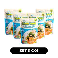 CÂY THỊ - Cháo tươi Cây Thị hương vị Cá hồi rong biển, Cháo tươi cá hồi rong biển Cây Thị ăn liền - 240g/gói -  00745