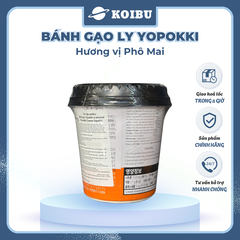 YOUNG POONG - Bánh gạo ly Yopokki hương vị Phô Mai, Bánh gạo phô mai Yopokki ly, Bánh gạo Hàn Quốc - 140g/ly - 00871